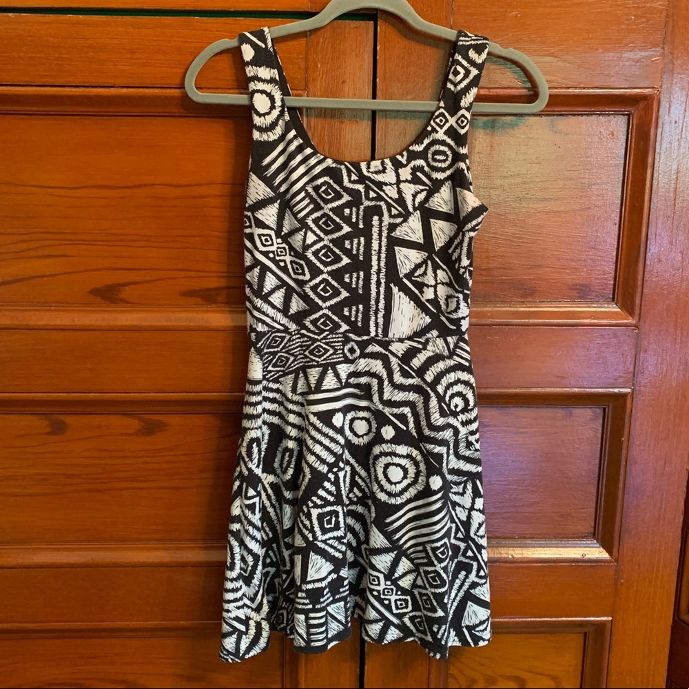 Saks Fifth Avenue Geometric Print Dress